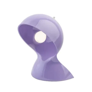 Lampa stołowa Artemide Dalú, lawendowa, wysokość 26 cm, tworzywo sztuczne