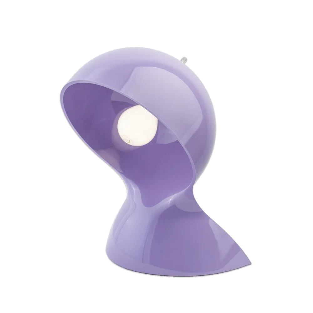 Lampa stołowa Artemide Dalú, lawendowa, wysokość 26 cm, tworzywo sztuczne
