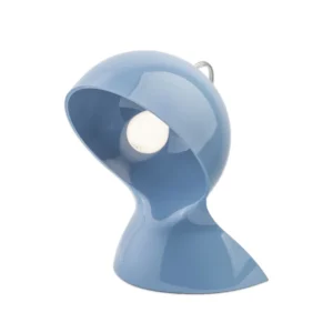 Lampa stołowa Artemide Dalú, jasnoniebieska, wysokość 26 cm, tworzywo sztuczne