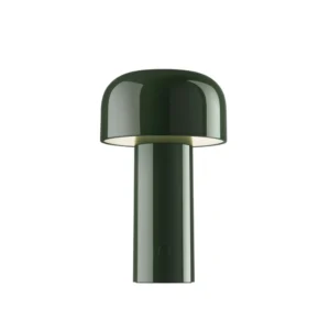 Lampa stołowa FLOS LED z akumulatorem Bellhop, zielona, 21 cm, ściemniana, IP54