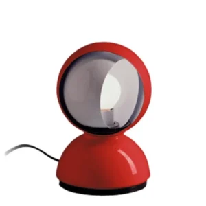 Artemide Eclisse lampa stołowa, czerwona