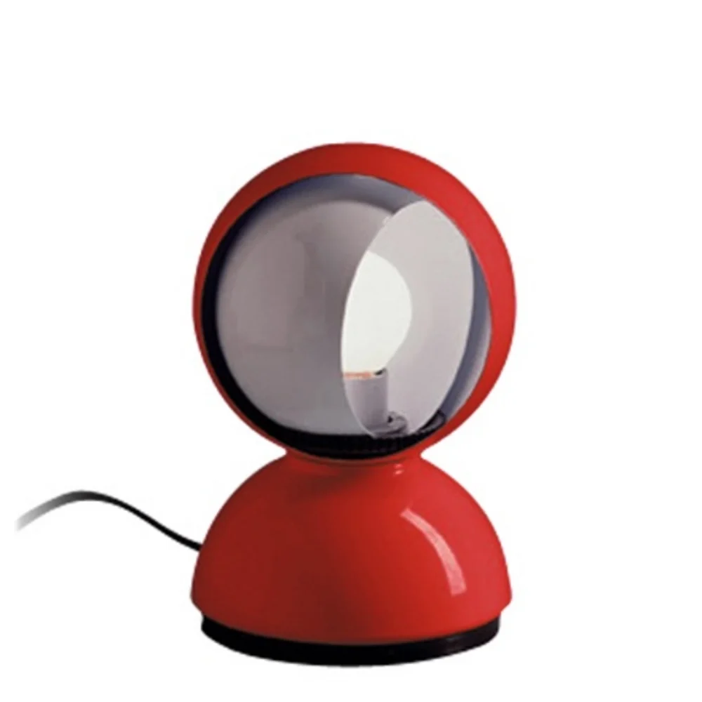 Artemide Eclisse lampa stołowa, czerwona