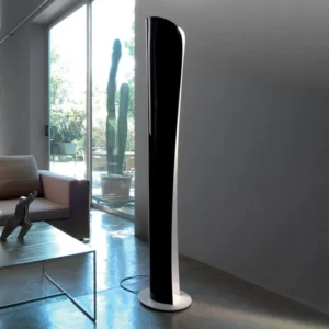 Artemide Cadmo czarno-biała lampa stojąca LED 2700 K