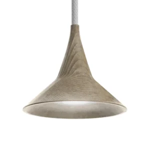 Brązowa lampa wisząca LED Unterlinden