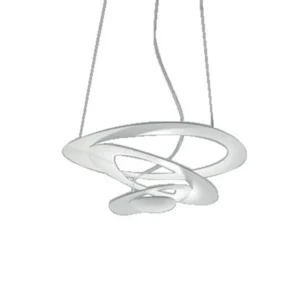 Designerska lampa wisząca LED Pirce Micro biała