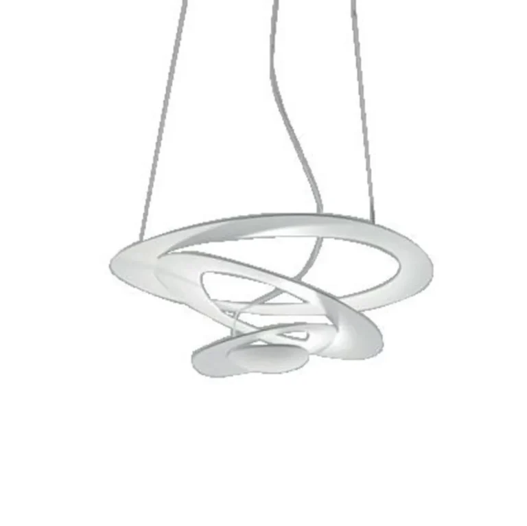 Designerska lampa wisząca LED Pirce Micro biała