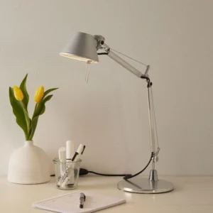 Lampa stołowa Artemide Tolomeo Micro, aluminium