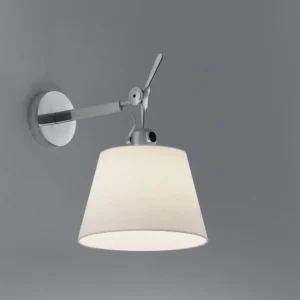 Artemide Tolomeo 18 Diffusore Designerska kinkiet, biała/aluminium