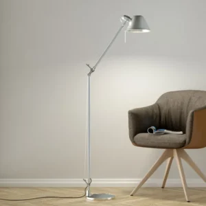 Artemide Tolomeo Lettura lampa stojąca, aluminium