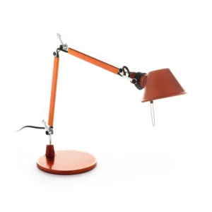 Lampa stołowa Artemide Tolomeo Micro, pomarańczowa