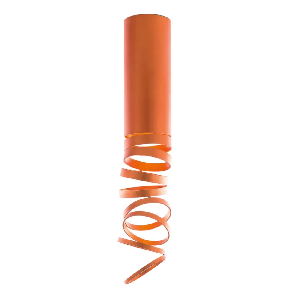 Lampa sufitowa Artemide Decomposé, pomarańczowa