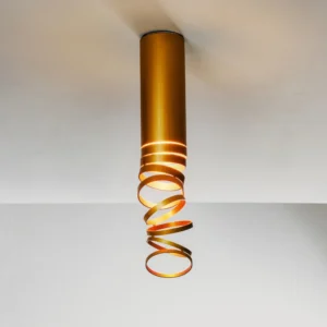 Artemide Decomposé lampa sufitowa złota
