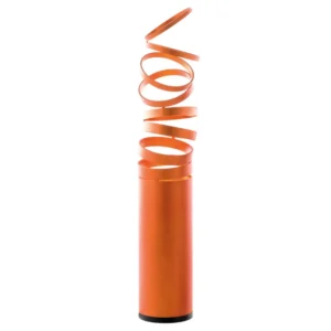 Lampa stołowa Artemide Decomposé, pomarańczowa