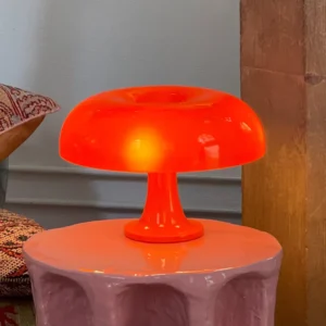 Artemide Nessino – lampa stołowa, pomarańczowa