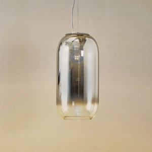 Artemide Gople Mini lampa wisząca srebrna/srebrna