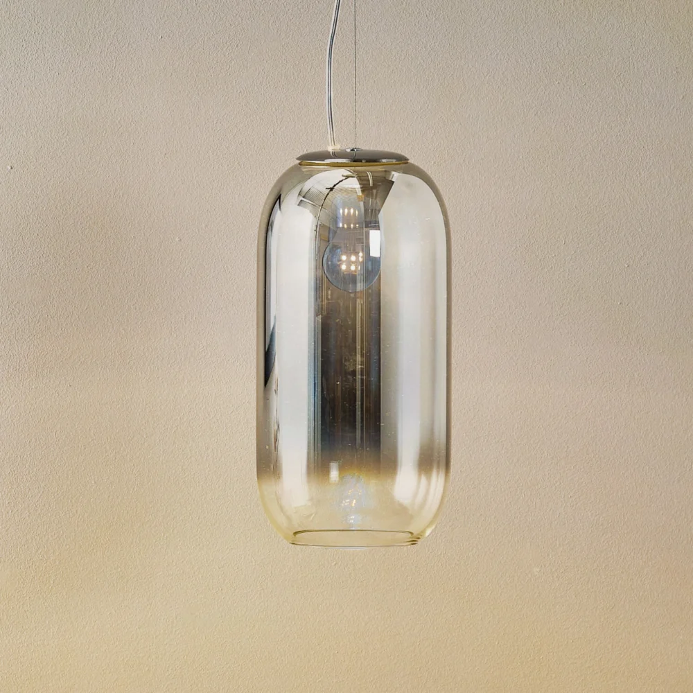 Artemide Gople Mini lampa wisząca srebrna/srebrna