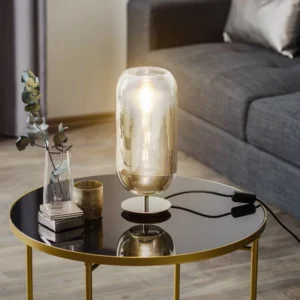 Artemide Gople Mini lampa stołowa srebrna/srebrna