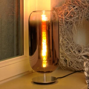 Artemide Gople Mini lampa stołowa miedź/srebrna