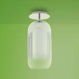 Artemide Gople Mini lampa sufitowa srebrna/srebrna