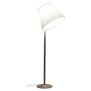 Artemide Melampo lampa podłogowa 217 cm, brąz ecru