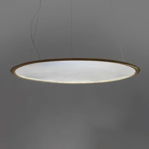Lampa wisząca Artemide Discovery, poziomy brąz