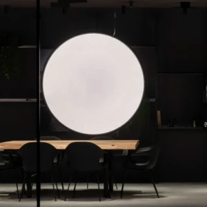 Artemide Discovery lampa wisząca pionowa brąz Ø 140 cm