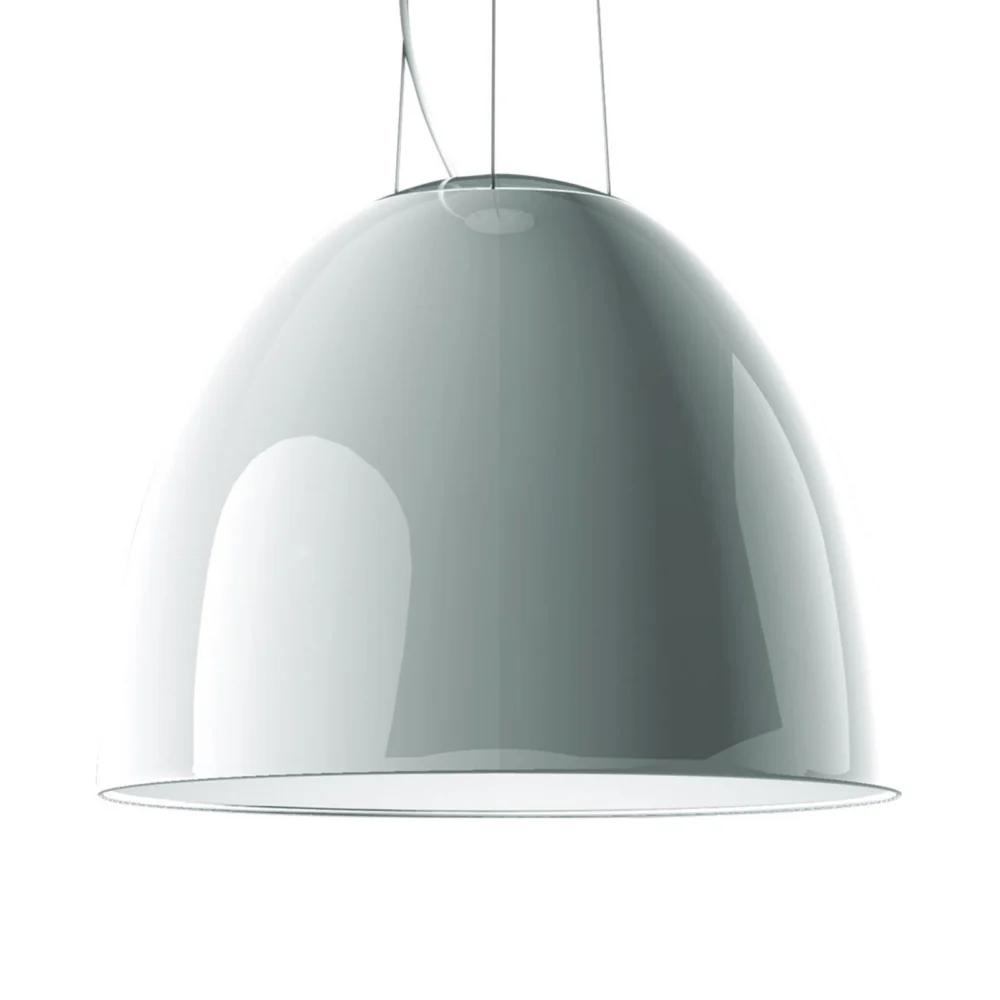Artemide Nur Gloss lampa wisząca, biała błyszcząca