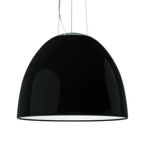 Artemide Nur Gloss lampa wisząca czarna błyszcząca