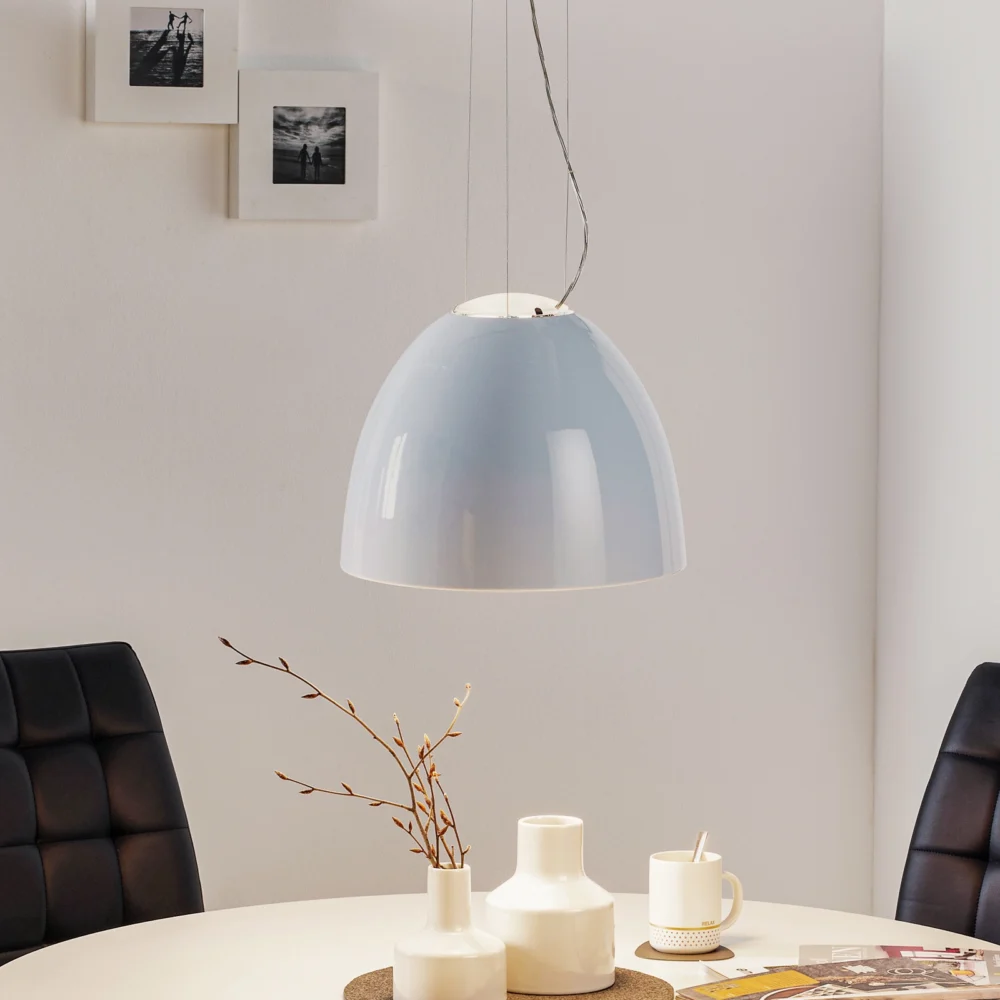Artemide Nur Mini Gloss lampa wisząca biała