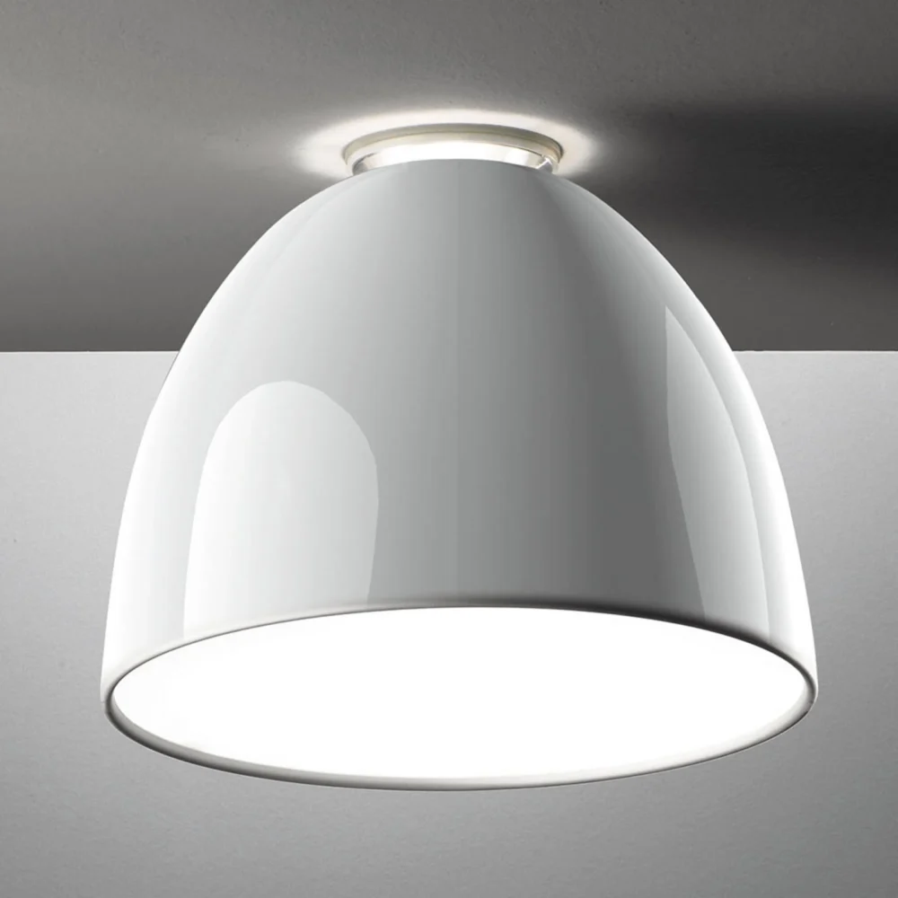 Artemide Nur Mini Gloss lampa sufitowa, biała