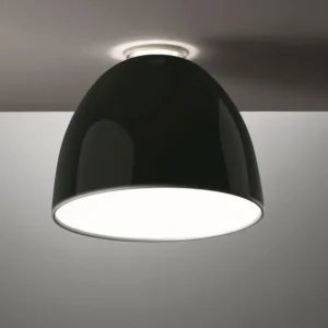Artemide Nur Mini Gloss lampa sufitowa LED, czarna