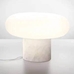 Artemide Itka lampa stołowa LED marmurowa stopa