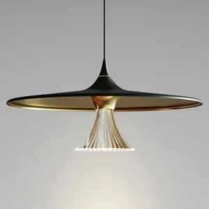 Artemide Ipno lampa wisząca LED, czarno-złota
