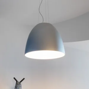 Artemide Nur App żyrandol LED, metalowo-szara