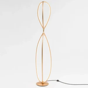 Artemide Arrival lampa stojąca LED, mosiądz