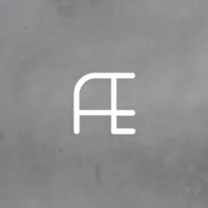 Artemide Alfabet światła ściana duża litera Æ