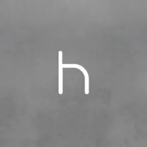 Artemide Alphabet of Light ściana mała litera h