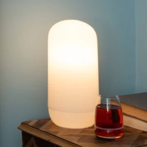 Artemide Gople lampa stołowa z wtyczką, biała