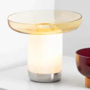 Artemide Bontà lampa stołowa LED, żółta szala