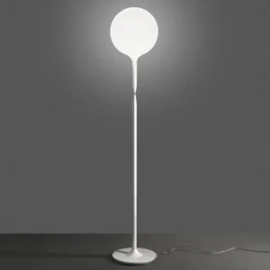 Artemide Castore lampa stojąca szklany klosz Ø35cm