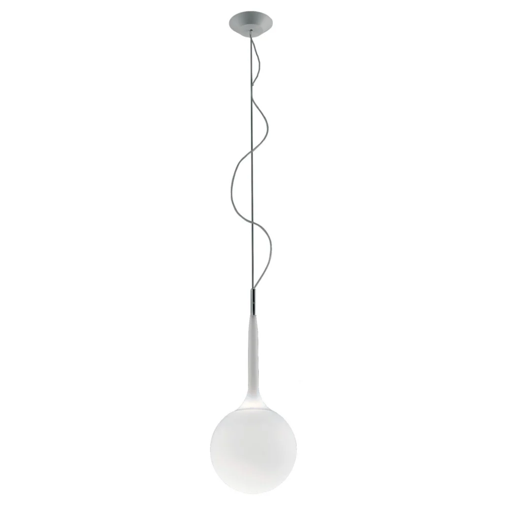 Lampa wisząca Artemide Castore ze szkła, Ø 25 cm