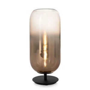 Lampa stołowa Artemide Gople Mini, brąz/czarny