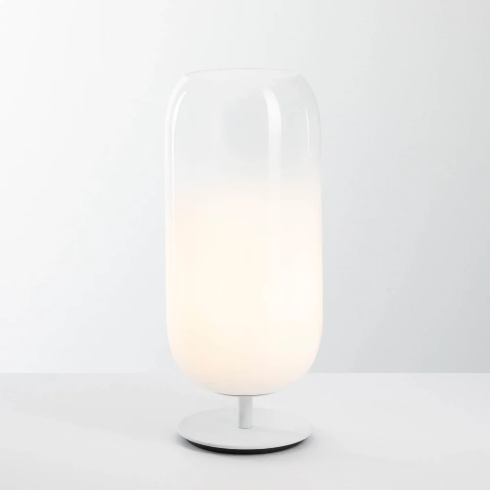 Lampa stołowa Artemide Gople Mini, biały/biały