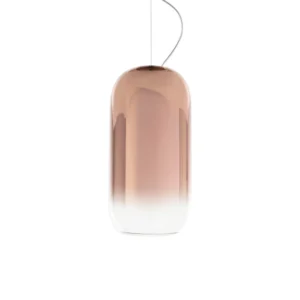 Artemide Gople Mini lampa wisząca miedziana/czarna