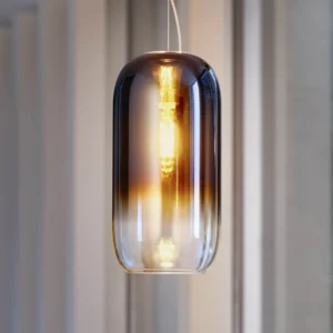 Artemide Gople lampa wisząca, niebieska/czarna