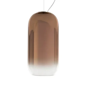 Artemide Gople lampa wisząca, brązowa/czarna