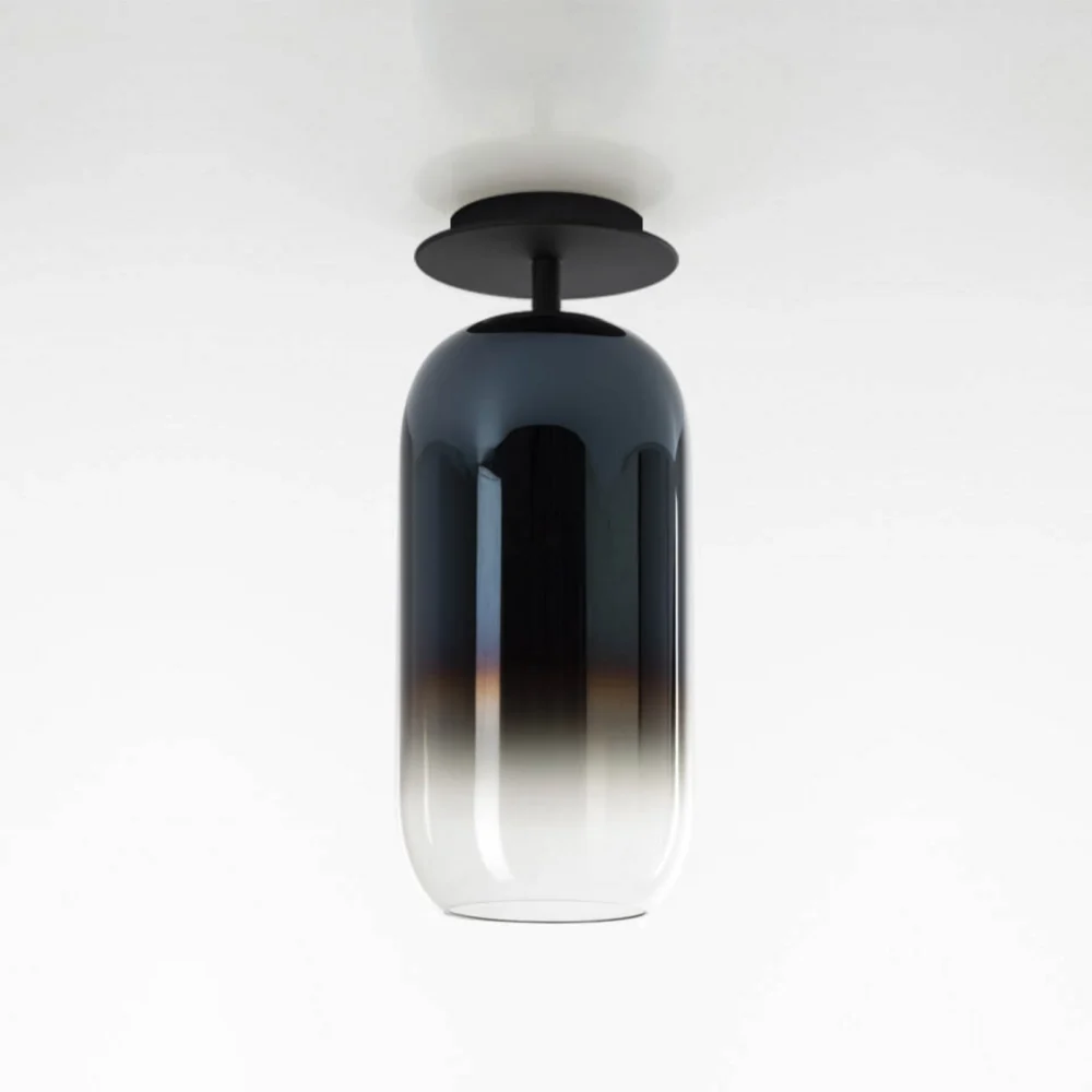 Artemide Gople Mini lampa sufitowa niebieska