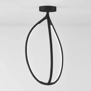 Lampa sufitowa Artemide Arrival, App, czarna, 70cm