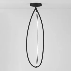 Lampa sufitowa Artemide Arrival, App, czarny, 130cm