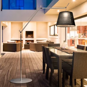Artemide Tolomeo lampa zewnętrzna, klosz czarny